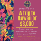 Win a Trip to Hawaii or $3,000.00 Cash!!