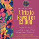Win a Trip to Hawaii or $3,000.00 Cash!!